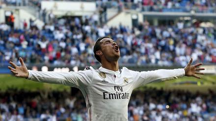 Gewohnter Anblick: Cristiano Ronaldo bejubelt eines seiner Tore - wie so oft.
