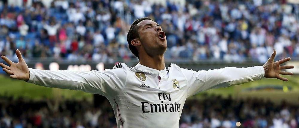 Gewohnter Anblick: Cristiano Ronaldo bejubelt eines seiner Tore - wie so oft.