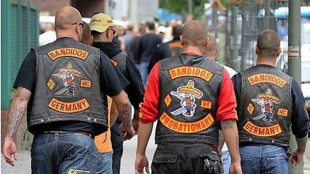 Jacken mit Banden-Emblem, wie hier des Rockerclubs Bandidos von 2008, sind in Berlin seit letztem Jahr nicht mehr erlaubt.