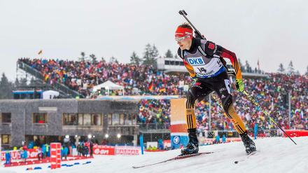 Benedikt Doll wird in Kontiolahti überraschend in der Mixed-Staffel starten.