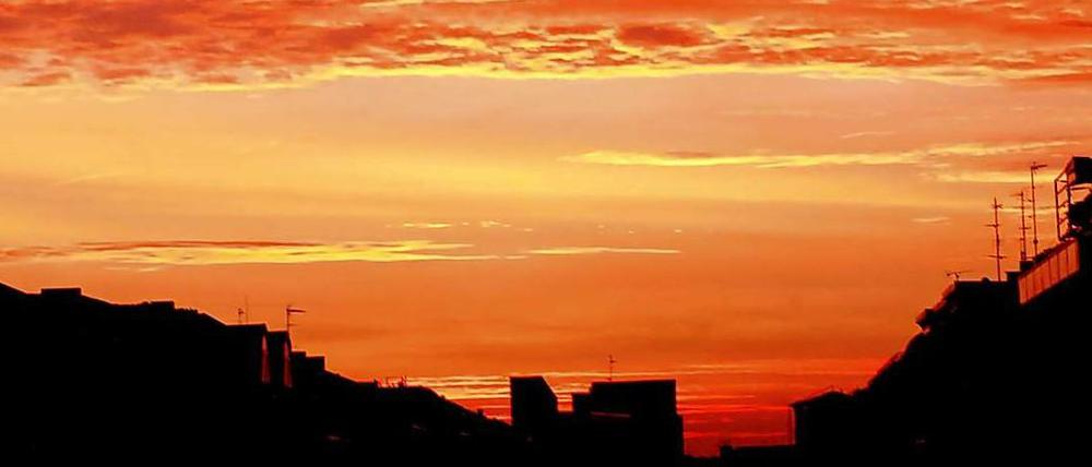Sonnenaufgang über Berlin