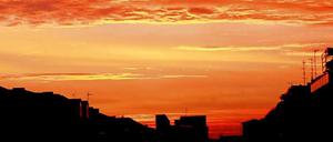 Sonnenaufgang über Berlin