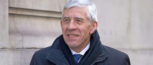 Ging in die Falle. Jack Straw, ehemaliger Außenminister von Großbritannien und Labour-Abgeordneter.