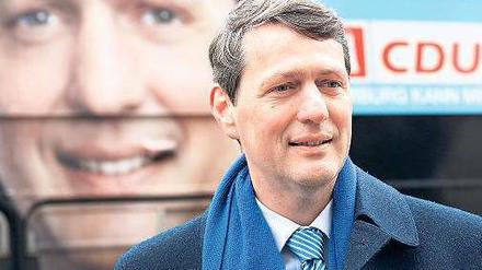Konnte nicht punkten. Auch der Spitzenkandidat der CDU, Dietrich Wersich, hat es nicht geschafft, die Stimmung für seine Partei zu drehen. 