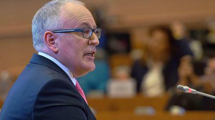 Brüsseler Prüfung. Frans Timmermans hat bei seinen Kommissarskollegen schon einmal vorgefühlt, welche EU-Initiativen entbehrlich sind. 