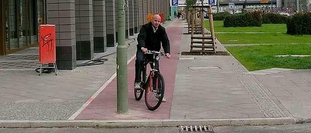Slalomradeln. Eine neue Disziplin oder nur unbeabsichtigte Schikane verpeilter Verkehrsplaner?