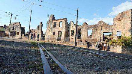 Ort der Erinnerung: In Oradour-sur-Glane töteten SS-Mitglieder Frauen, Kinder und Männer.