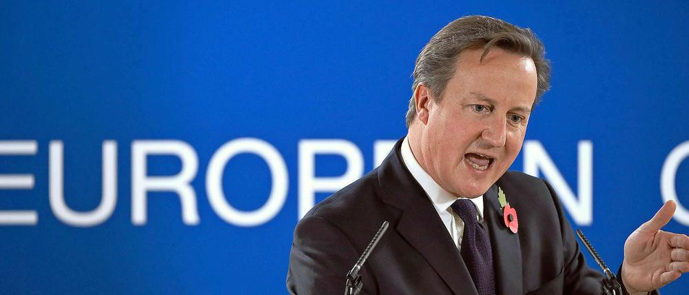Richtig fuchtig wurde der britische Premier Cameron am 24. Oktober beim Gipfel in Brüssel, als er auf die von der EU geforderten Nachzahlungen angesprochen wurde.