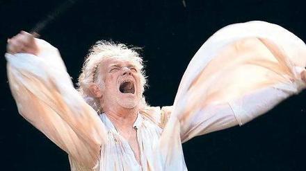 Ein König. Voss als Lear, 2007 am Wiener Burgtheater. 