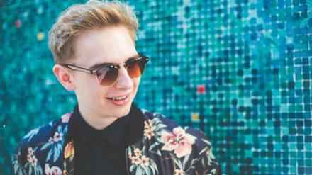Er mag’s bunt. Michael Korb, 23, nennt sich Klangkünstler. 