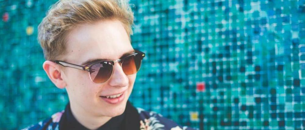 Er mag’s bunt. Michael Korb, 23, nennt sich Klangkünstler.