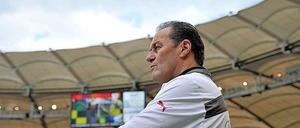 Fels in der Brandung. Huub Stevens gab dem taumelnden VfB Halt und stabilisierte das verunsicherte Team.