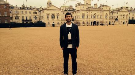 Autor Harris in London.