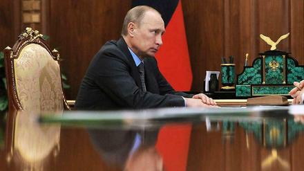 Wladimir Putin am Freitag im Kreml