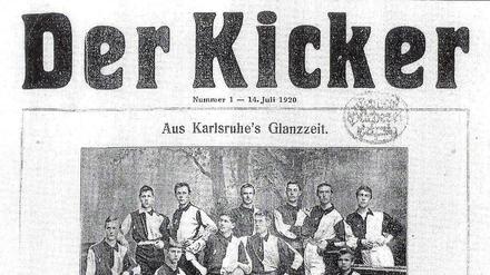 Die erste Kicker-Ausgabe