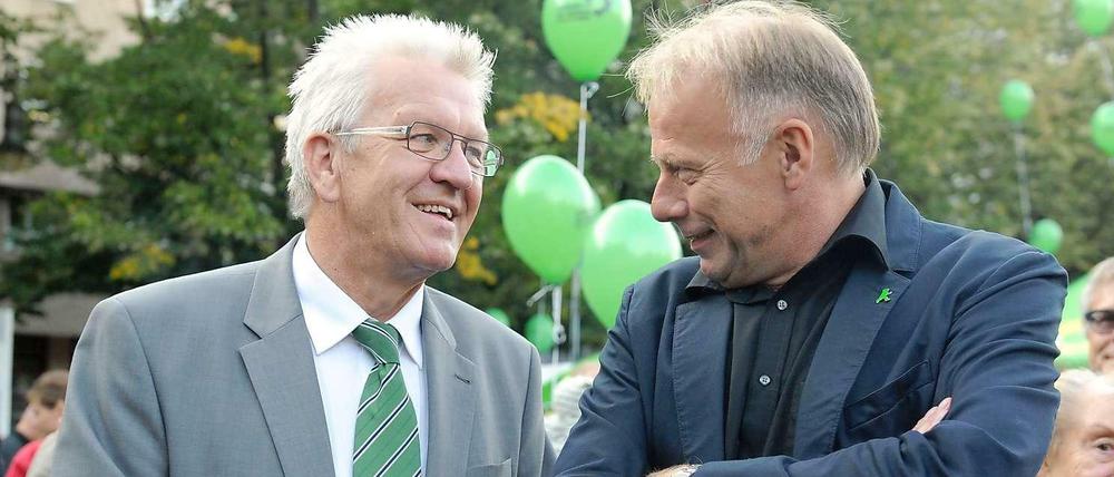 Winfried Kretschmann und Jürgen Trittin.