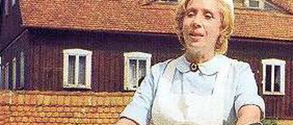 „Schwester Agnes“ als Vorbild. Hier die Darstellerin Agnes Kraus aus dem damaligen DDR-Fernsehfilm.