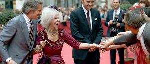 Die Herzogin von Alba mit ihrem Ehemann Alfonso Diez bei einem Empfang im Oktober 2013.