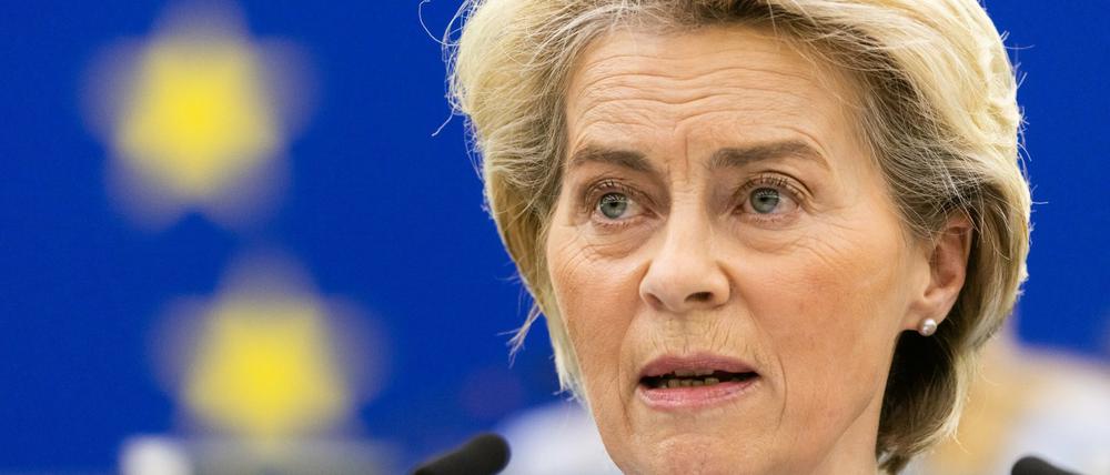 EU-Kommissionschefin Ursula von der Leyen hatte den Gas-Notfallplan in der vergangenen Woche vorgestellt.