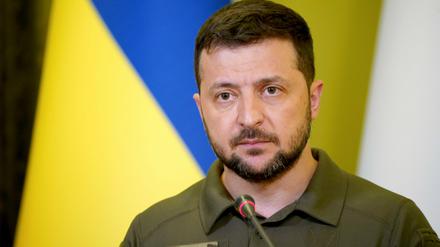 Der Präsident der Ukraine: Wolodymyr Selenskyj – hier am 6. Juli.