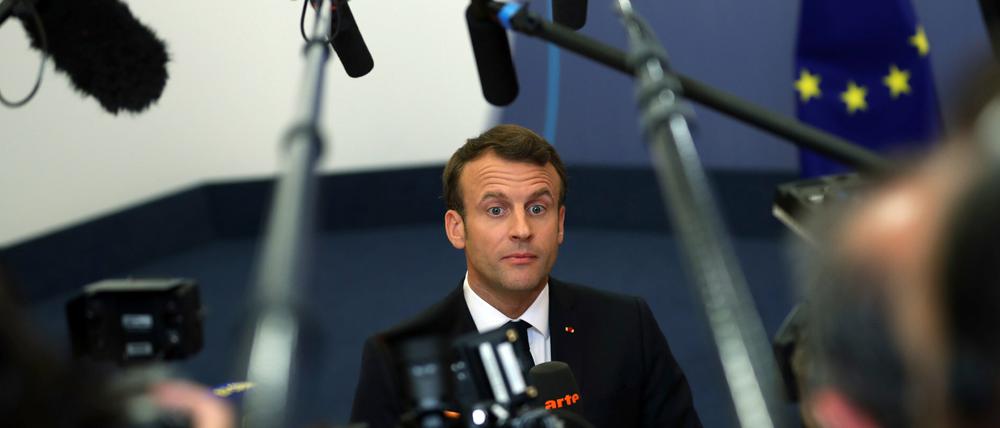 Frankreichs Präsident Emmanuel Macron hatte den Plan im Wahlkampf angekündigt.