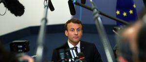 Frankreichs Präsident Emmanuel Macron hatte den Plan im Wahlkampf angekündigt.