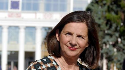 Katrin Göring-Eckardt vor wenigen Tagen in Odessa.