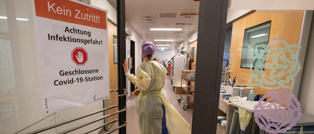 17.000 Corona-Patienten werden derzeit auf Normalstationen behandelt.