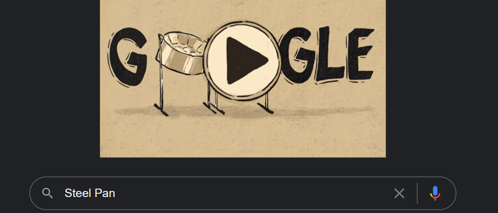 Das aktuelle Google Doodle.