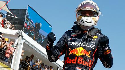 In der Hitze Frankreichs steuerte Max Verstappen seinen Red Bull am Sonntag zum siebten Saisonsieg.