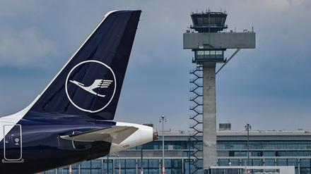 Am Mittwoch kehr es dem BER nicht den Rücken: ein Lufthansa-Flugzeug am Hauptstadtflughafen.