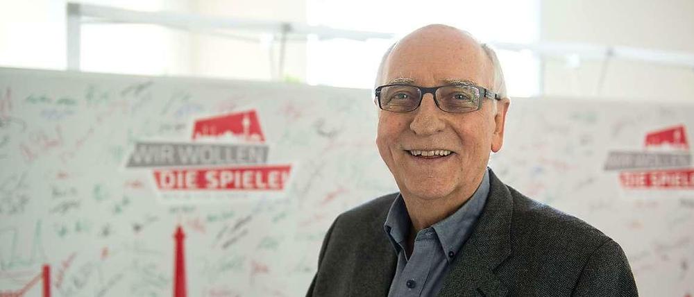 Da war er noch zuversichtlich: Klaus Böger, Präsident des Landessportbunds Berlin, vor der Olympia-Entscheidung.