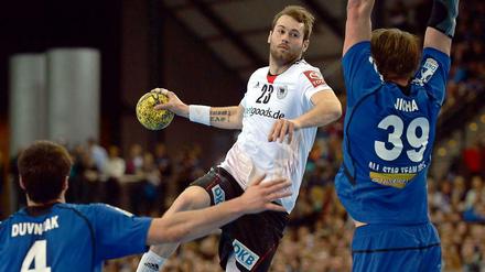 Nationalspieler Steffen Väth zeichnet sich durch einen starker Wurf, enorme Physis und Dynamik aus.