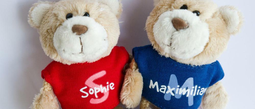 Sophie und Maximilian heißen viele Babys.