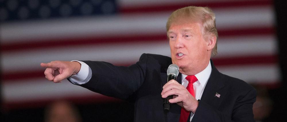Donald Trump in Wisconsin.