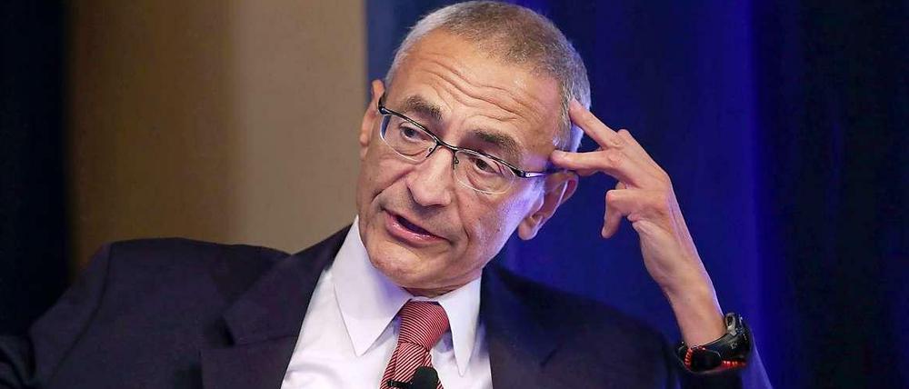 John Podest leitet das Wahlkampfteam von Hillary Clinton. 