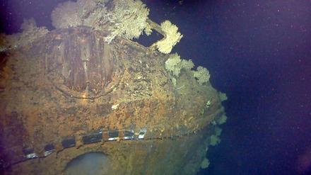 In einem Kilometer Tiefer: Das Wrack der "Musashi".