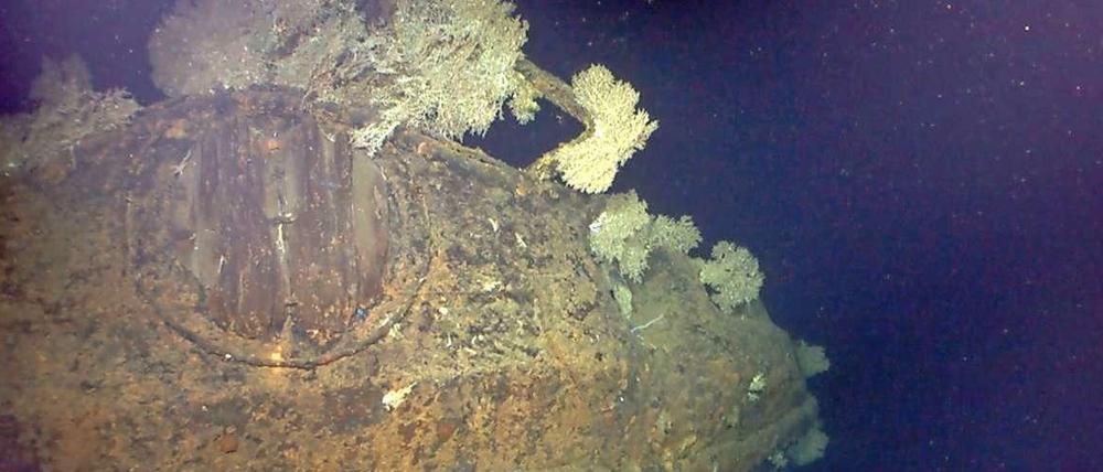 In einem Kilometer Tiefer: Das Wrack der "Musashi".