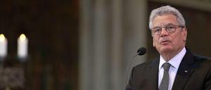 Bundespräsident Joachim Gauck.