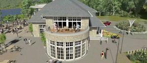 Bald sollen die Wannsee-Terrassen wieder öffnen – ohne das einstige Reetdach.