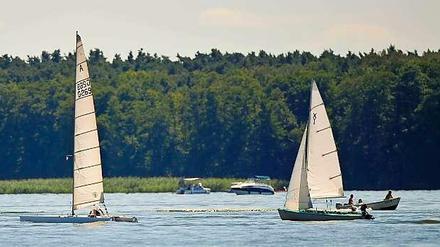 Segelboote auf dem Müggelsee