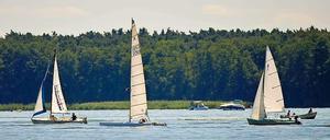 Segelboote auf dem Müggelsee