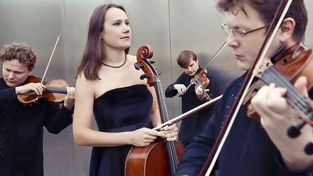 Das Atrium String Quartet.