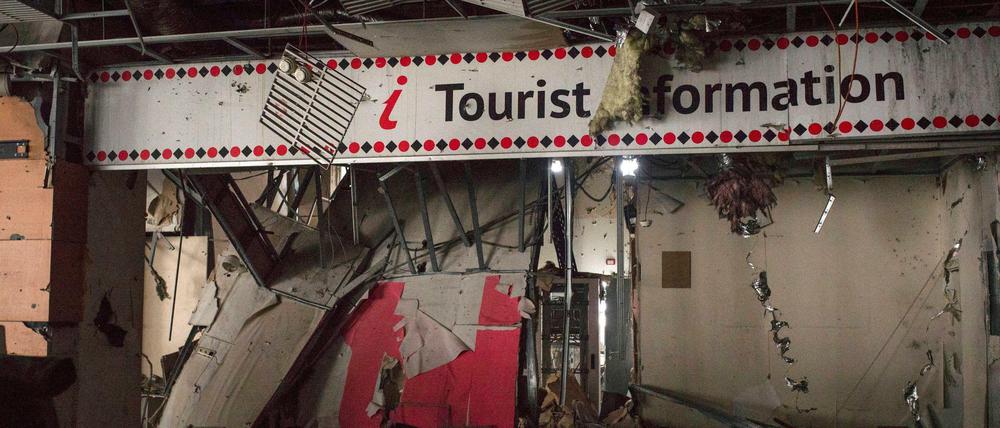 Der Flughafen von Donezk ist inzwischen nur noch ein Ruine.