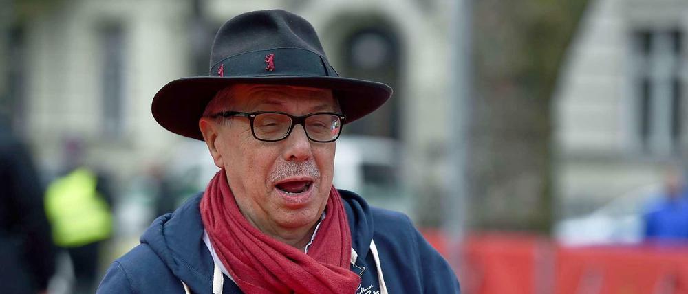 Dieter überall: Ungeachtet aller anderen Verpflichtungen gab Berlinale-Chef Dieter Kosslick am Donnerstagabend auch noch sein Gesangsdebüt mit Folkbarde Donovan.