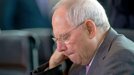 Bundesfinanzminister Wolfgang Schäuble, CDU