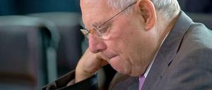 Bundesfinanzminister Wolfgang Schäuble, CDU