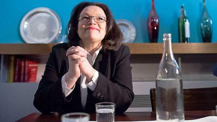 Andrea Nahles, Arbeitsministerin.