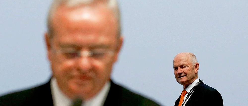 In den Rücken gefallen. Ferdinand Piech (l.) hat VW-Chef Martin Winterkorn öffentlich brüskiert.