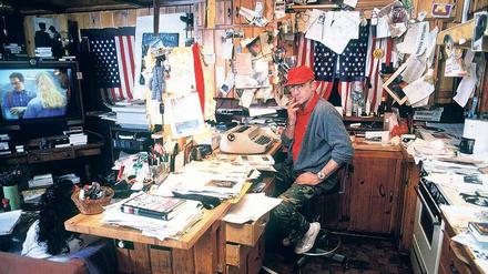 Thompson in seinem Arbeitszimmer.